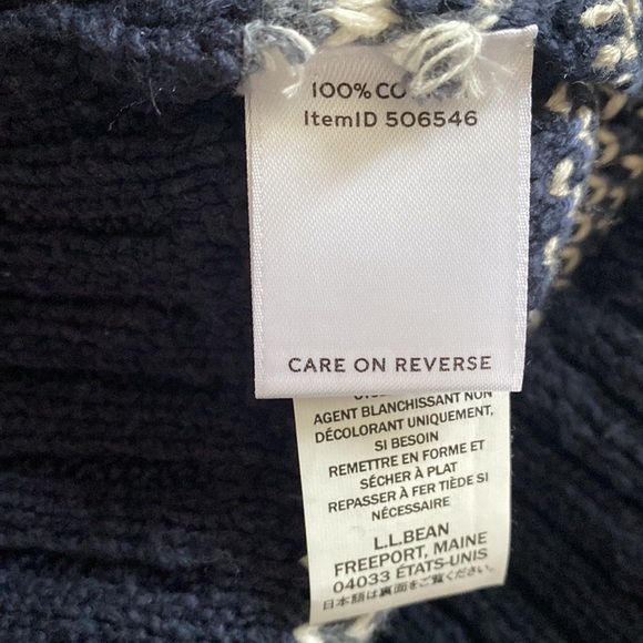 LL Bean Signature Fair Isle Sweater - Picture 7 of 12